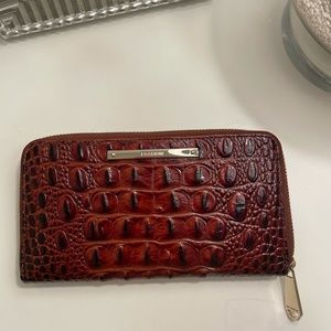 Brahmin Wallet in Pecan
